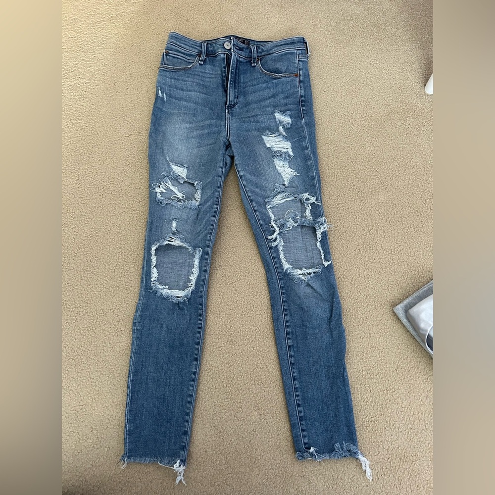 Abercrombie & Fitch Simone High Rise Super Skinny Jeans